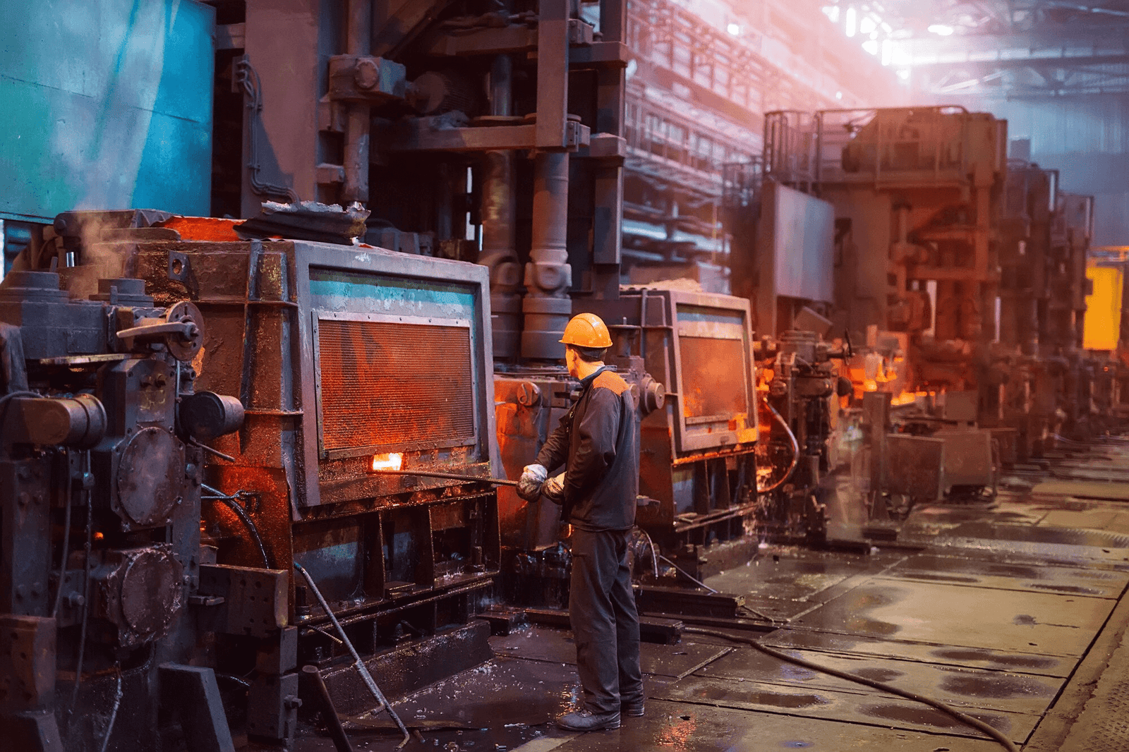 industrial manufacturing equipment monitored through an azure iot platform